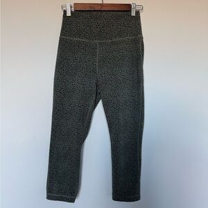 Tek Gear Olive + Black Leopard Print Leggings